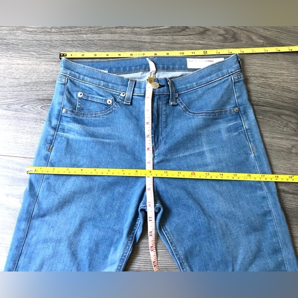 Rag & Bone High Rise Blue Jeans - Picture 10 of 10